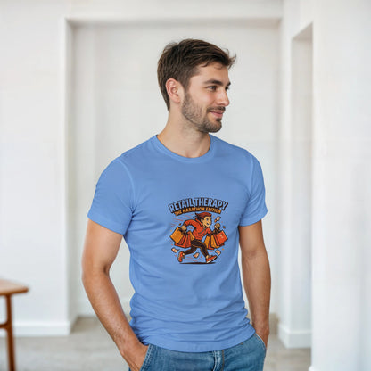 Retail Therapy Marathon Edition heavyweight t-shirt mockup