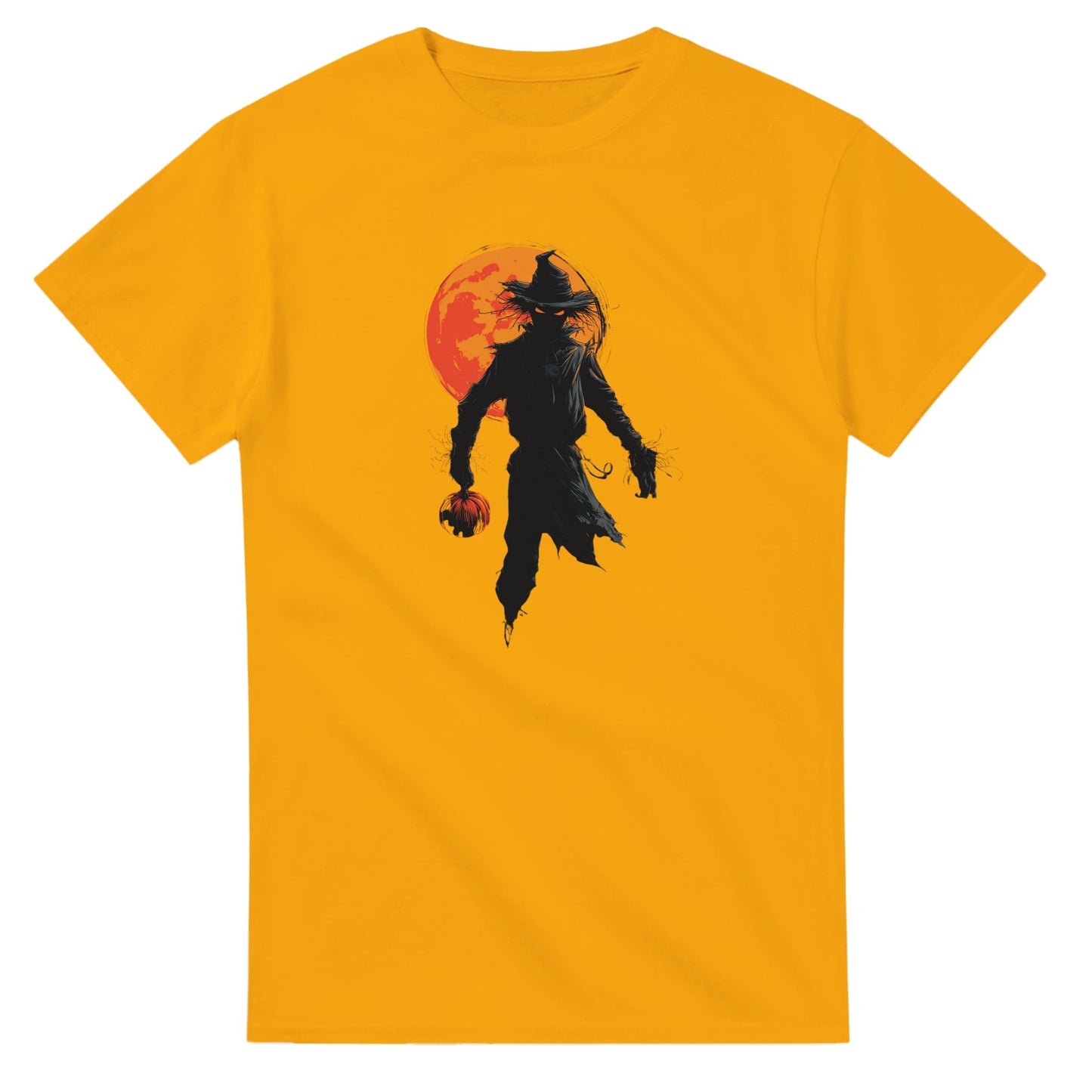 Spooky Scarecrow on a Heavyweight T-shirt