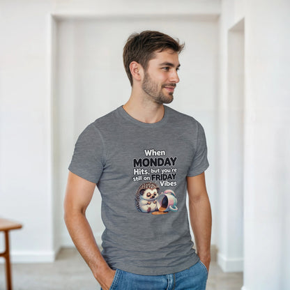 Charming Lil' Caped Vampire on a kids Heavyweight T-shirt