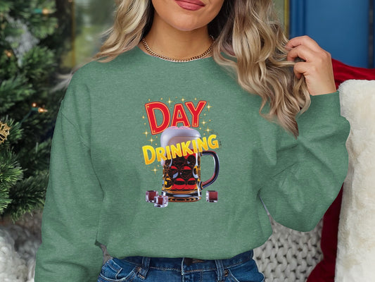 DAY DRINKING Beer Mug Graphic Design product type