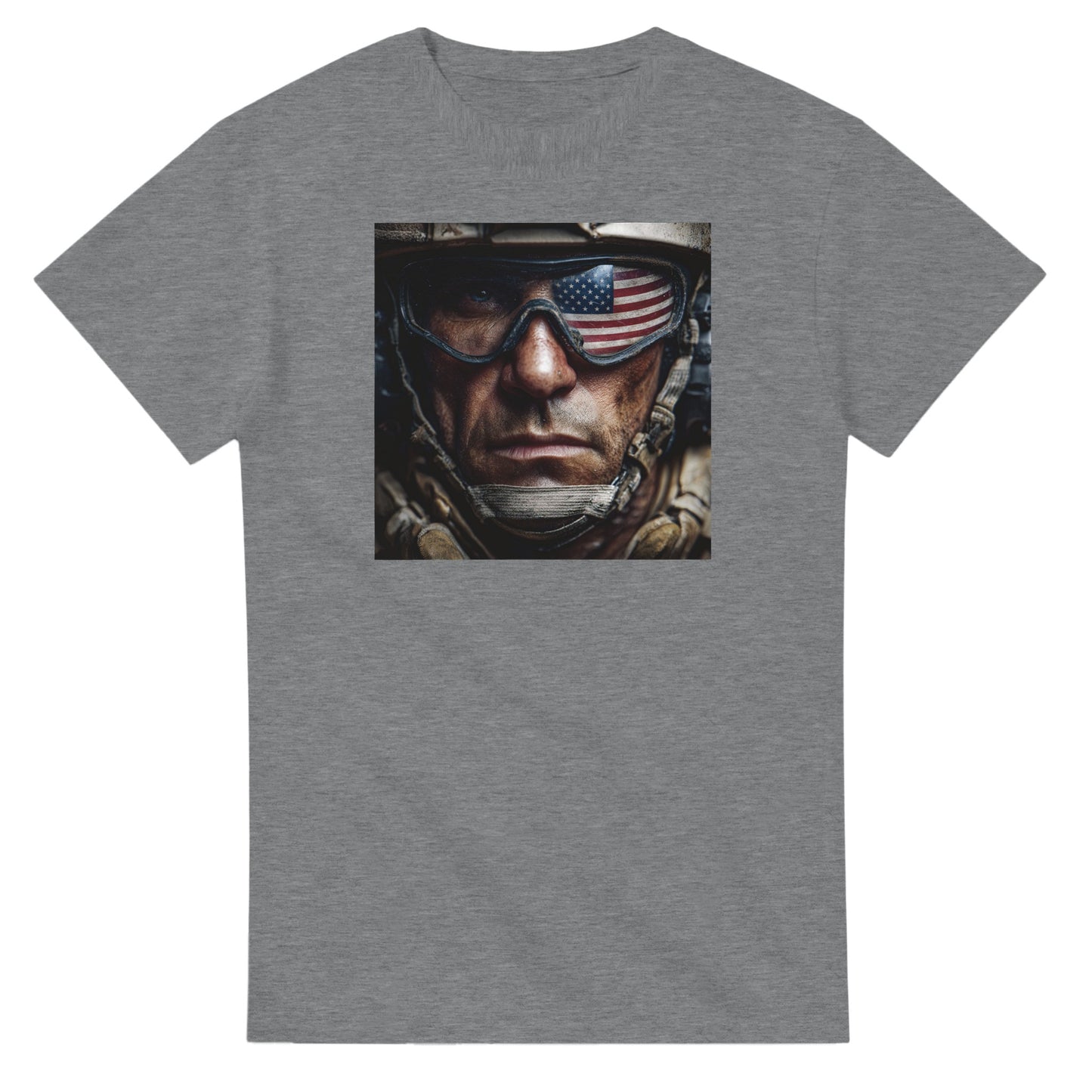 Strength & Freedom on a heavyweight t-shirt