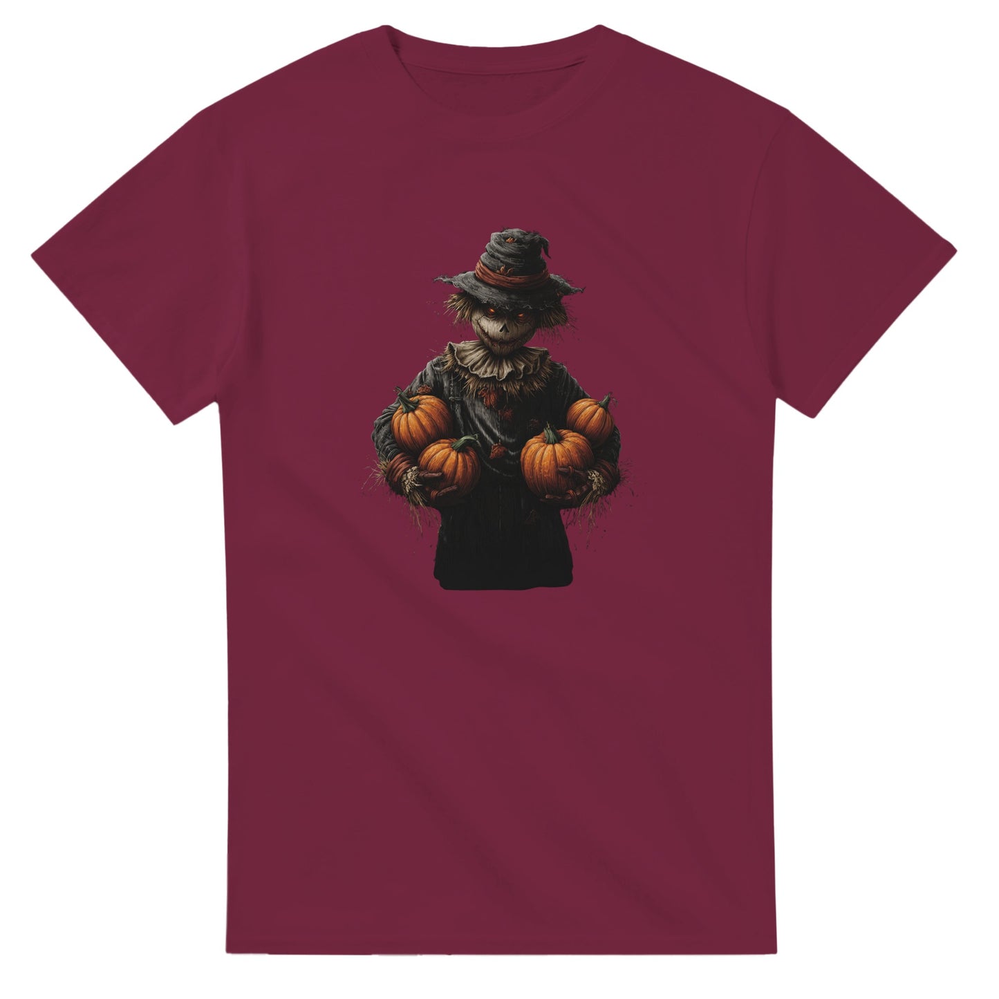 Spooky Scarecrow on a Heavyweight T-shirt