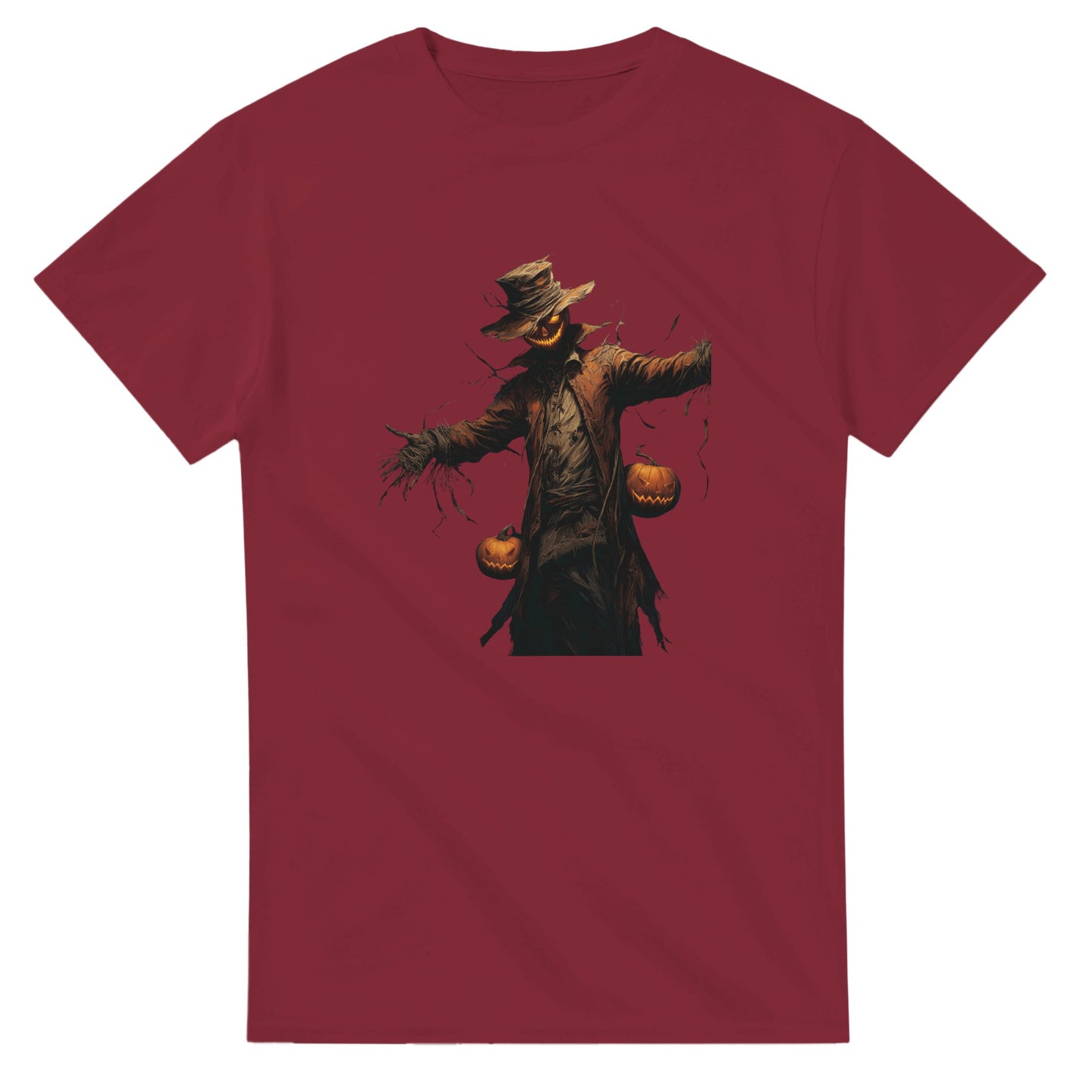 Ghoulish Glow Jack-O'-Lantern on a Heavyweight T-shirt