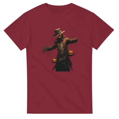 Ghoulish Glow Jack-O'-Lantern on a Heavyweight T-shirt