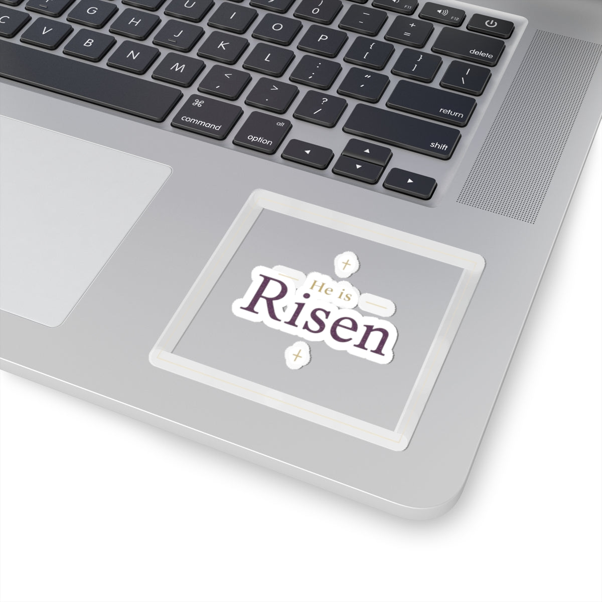 He is Risen Christian Faith Symbol Religious Crosses Decal product type