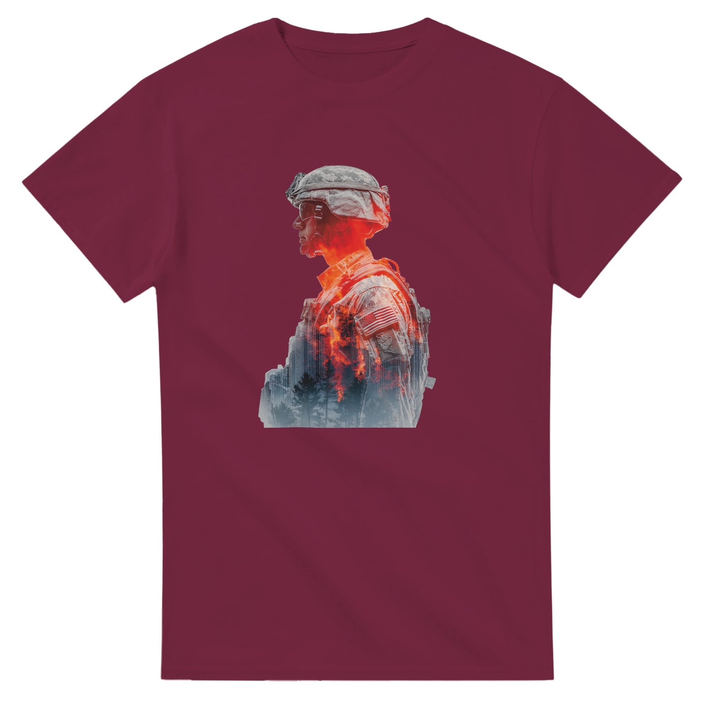 Fiery Spirit on a heavyweight t-shirt