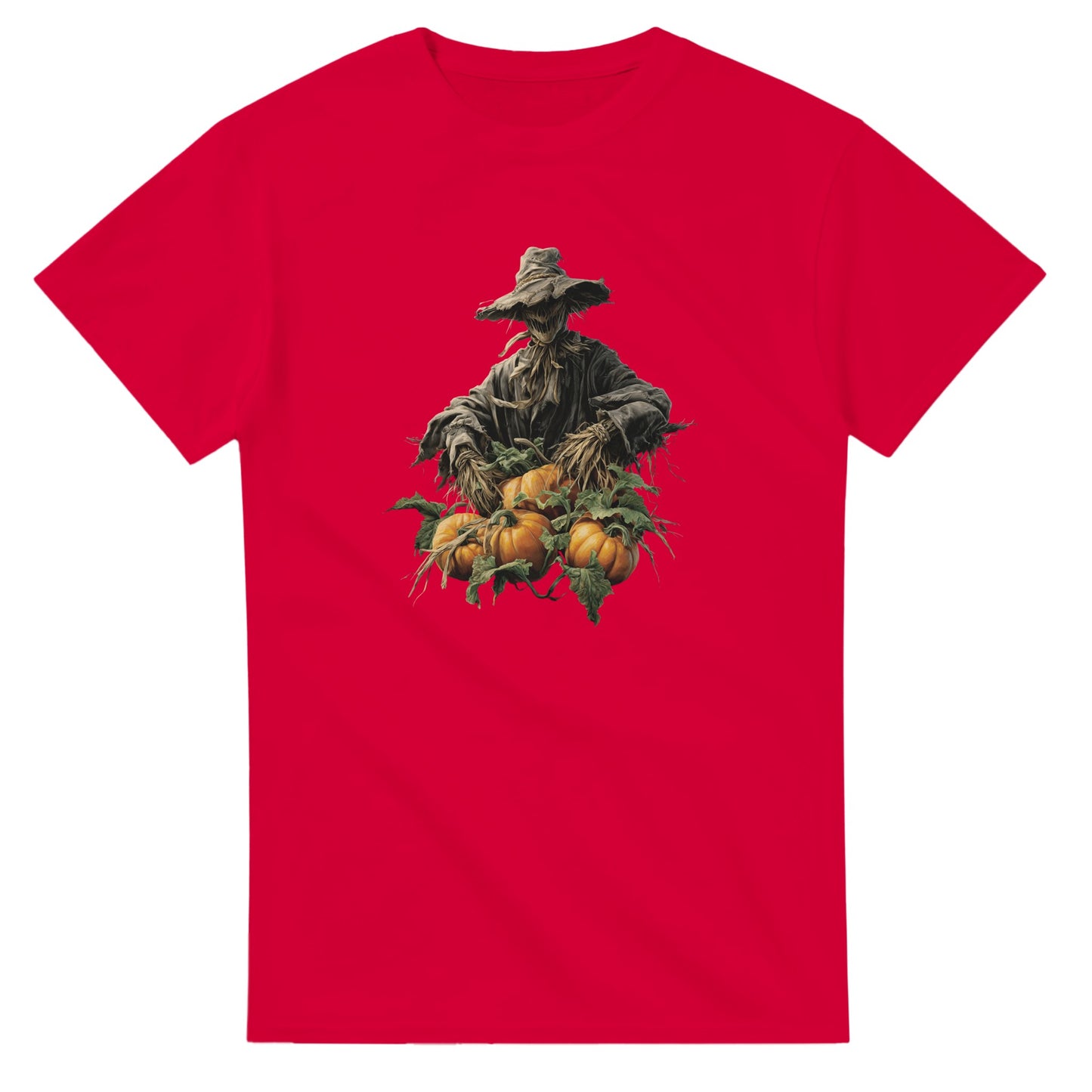 Harvest Scarecrow on a Heavyweight T-shirt