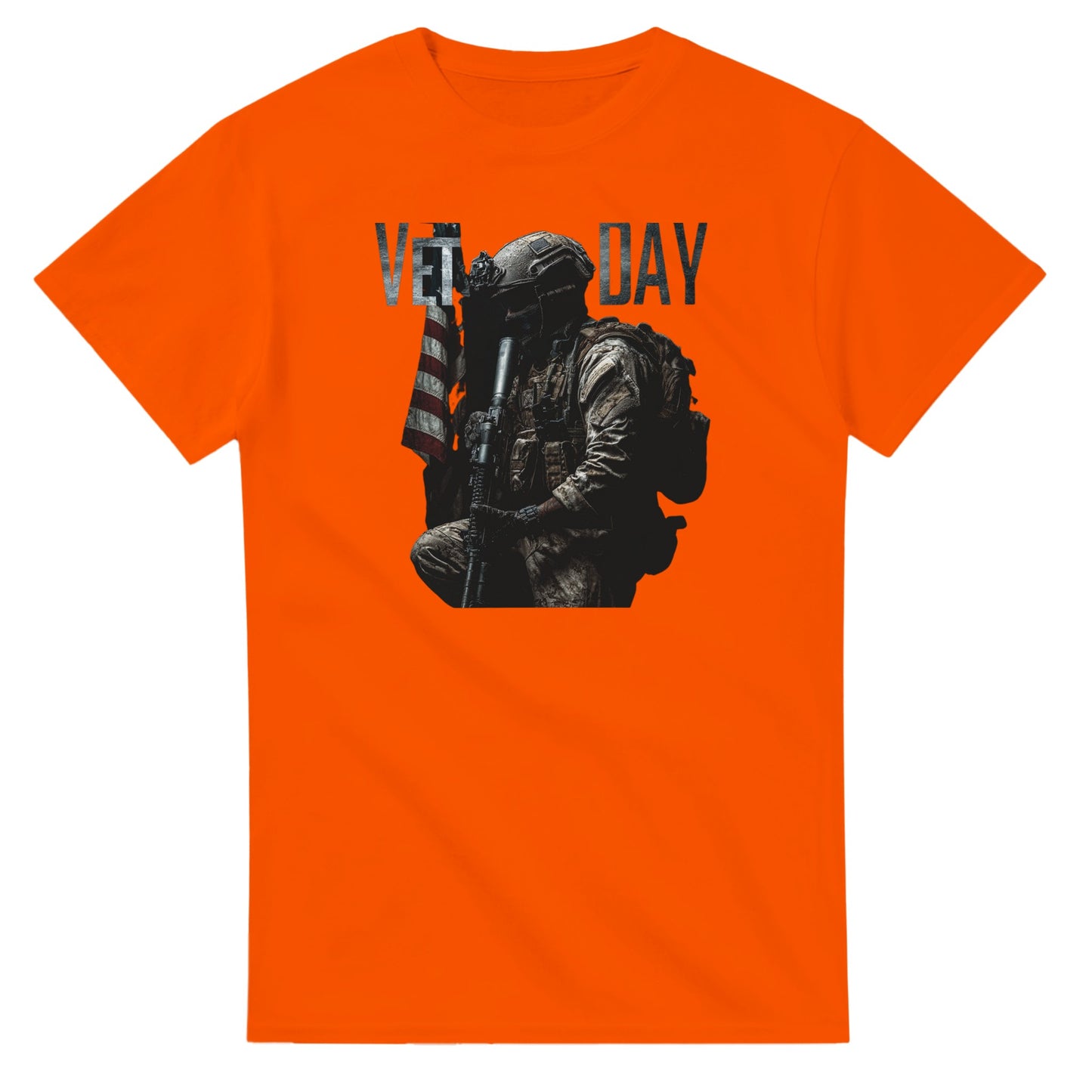 Veteran's Day Tactical Tribute on a heavyweight t-shirt