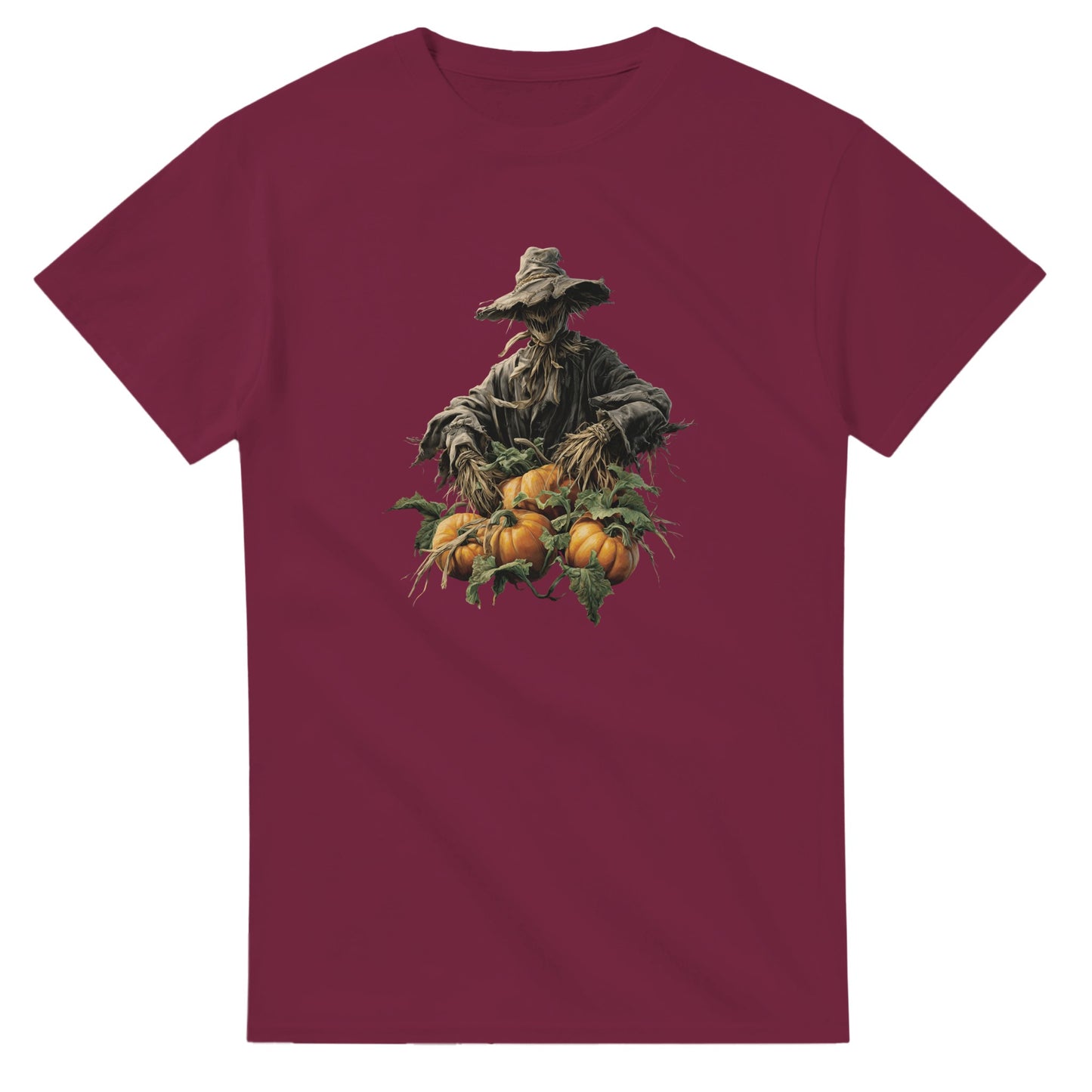 Harvest Scarecrow on a Heavyweight T-shirt
