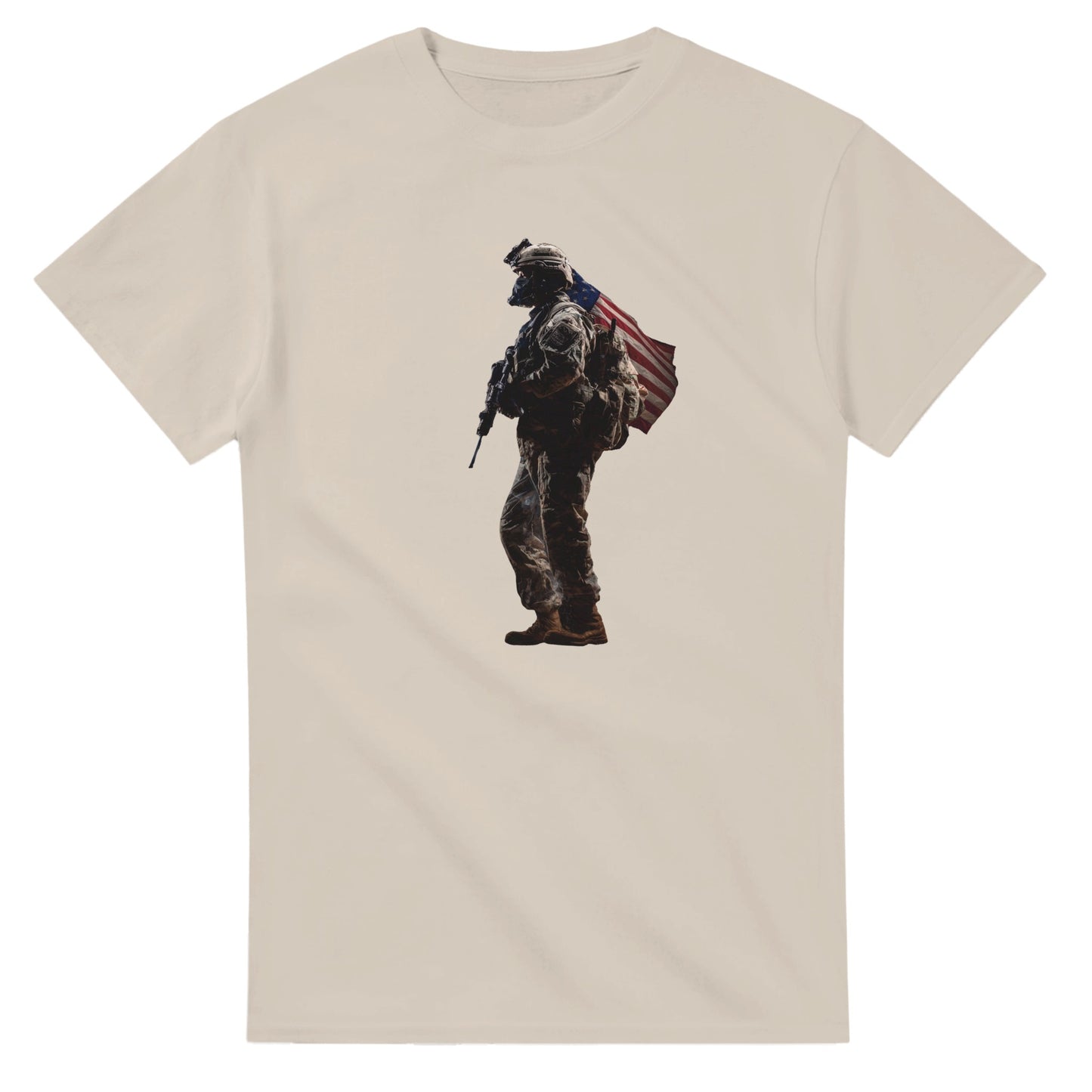 American Patriot on a heavyweight t-shirt