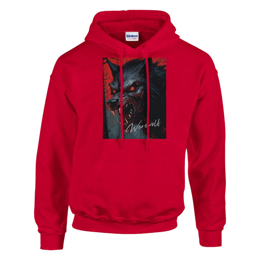 classic unisex pullover hoodie werewolf snarl personalized