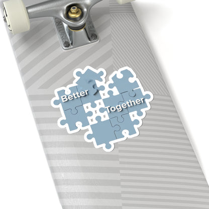 Better Together Puzzle Graphic Skateboard
