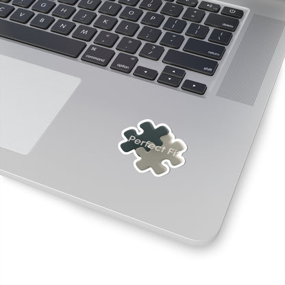 Perfect Fit Puzzle Piece Sticker for Laptops or Devices