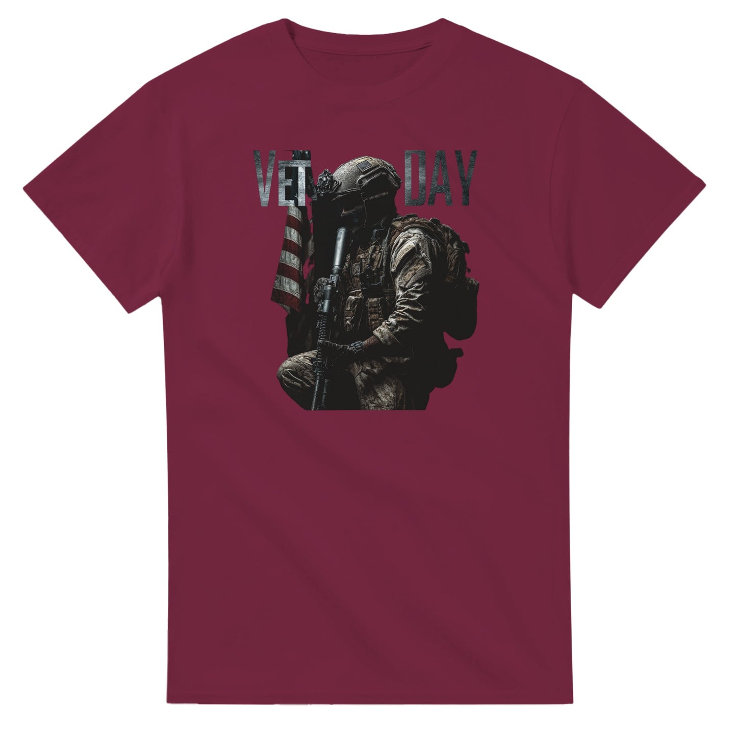 Veteran's Day Tactical Tribute on a heavyweight t-shirt