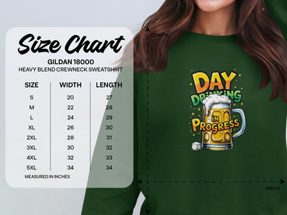 Day Drinking In Progress Sweatshirt Gildan 18000 product type
Beer Sweatshirt
Drinking Shirt
Funny Sweatshirt
Day Drinking
Party Apparel
St Patricks Day
Holiday Shirt
Graphic Sweatshirt
Crewneck Top
Unisex Sweatshirt
Gildan 18000
Bar Hopping
Weekend Wear
Beer Lover Gift
Alcohol Theme
Casual Sweatshirt
Cozy Top
Humorous Design
Beer Mug Graphic
Green Sweatshirt