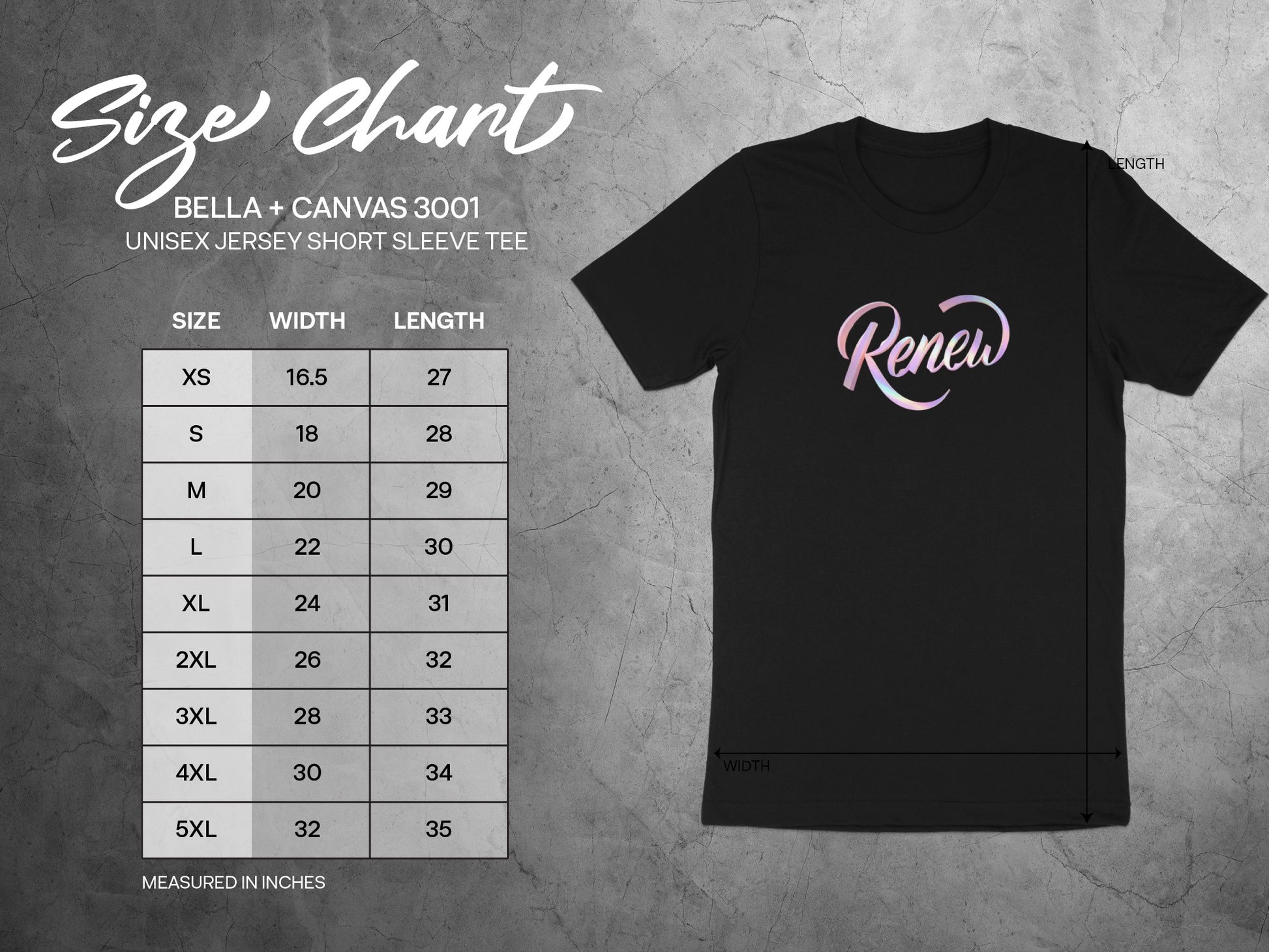 Renew Holographic Unisex Jersey Short Sleeve Tee product type
Renew shirt, Renew tee, Holographic shirt, Holographic tee, Iridescent design, Black t-shirt, Unisex t-shirt, Short sleeve top, Bella Canvas 3001, Graphic t-shirt, Script font tee, Inspirational tee, Motivational tee, Positive message, Trendy t-shirt, Modern apparel, Custom print tee, Gift for her, Gift for him, Renew apparel