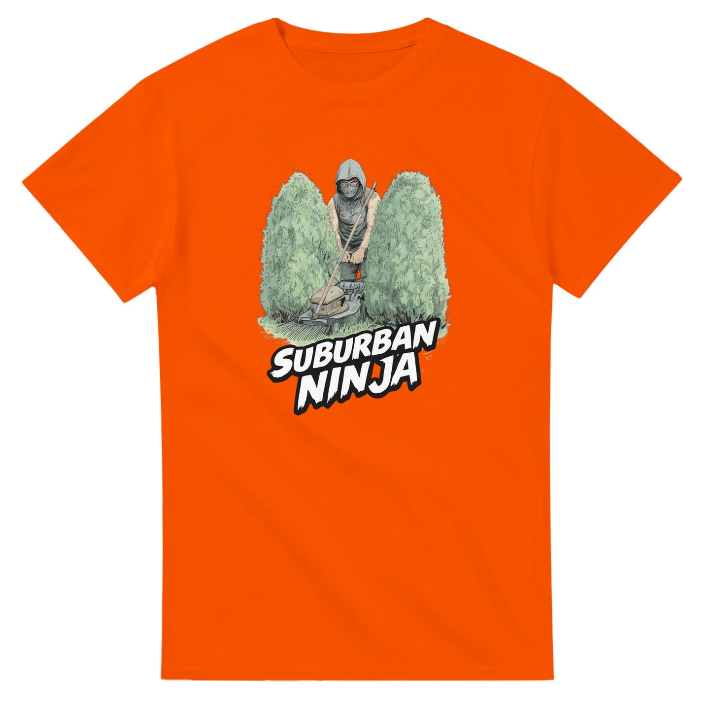 Suburban Ninja graphic design on a Heavyweight T-shirt