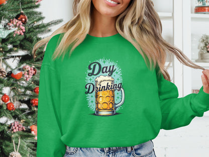 Day Drinking Beer Mug Graphic Green product type