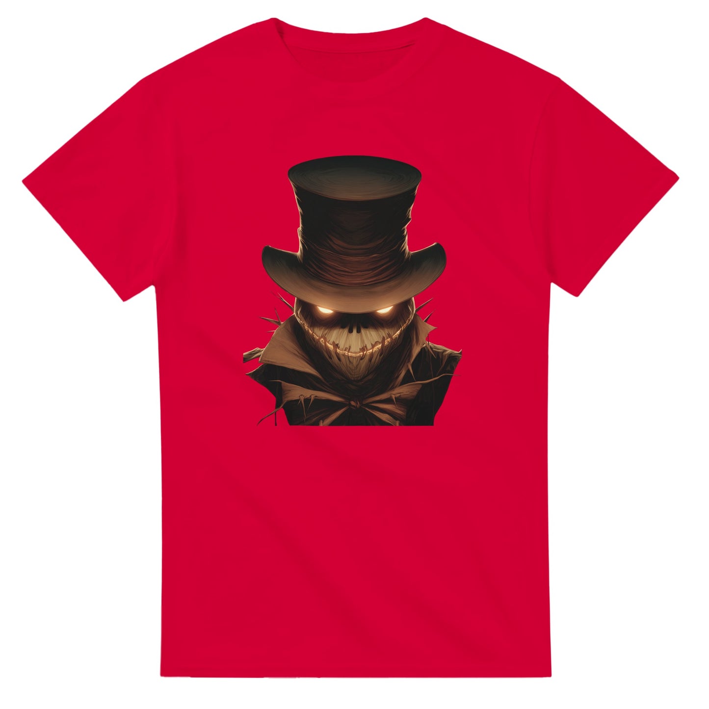 Eerie Glow Scarecrow on a Heavyweight T-shirt