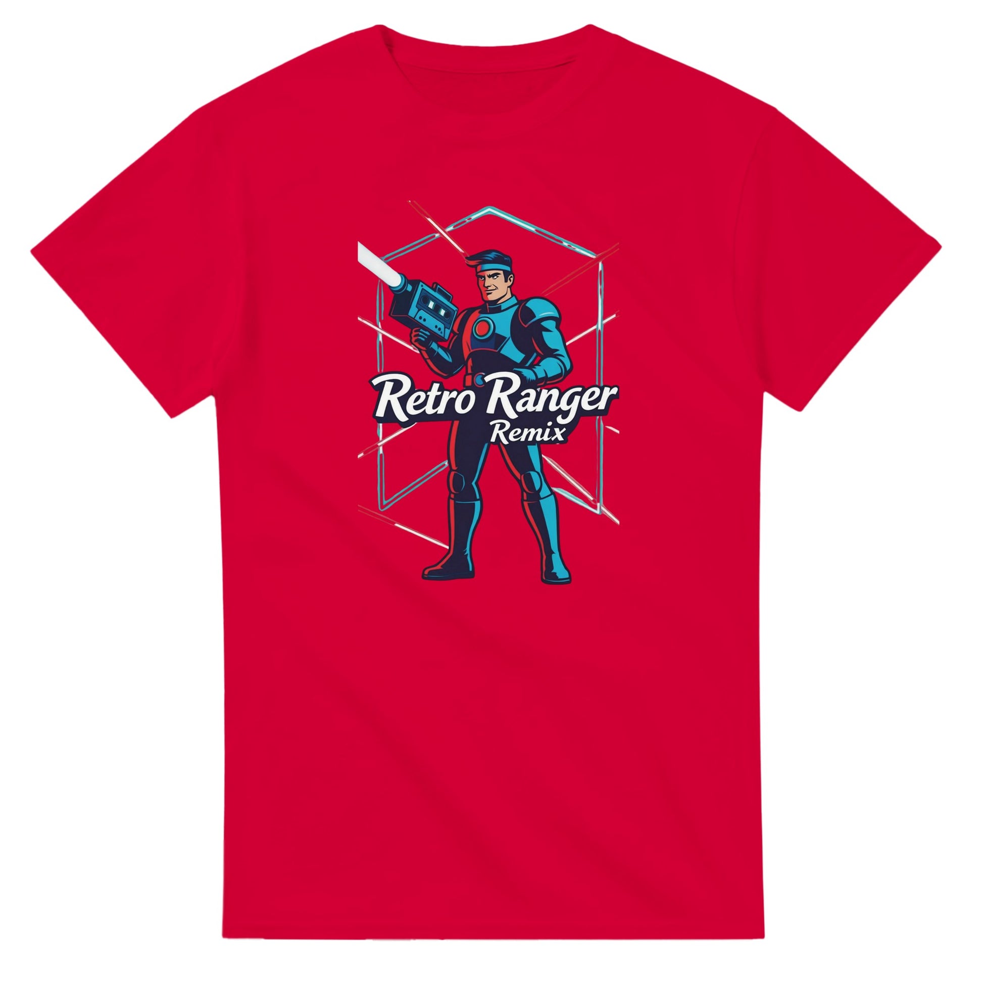 Retro Ranger Remix graphic design on a Heavyweight T-shirt