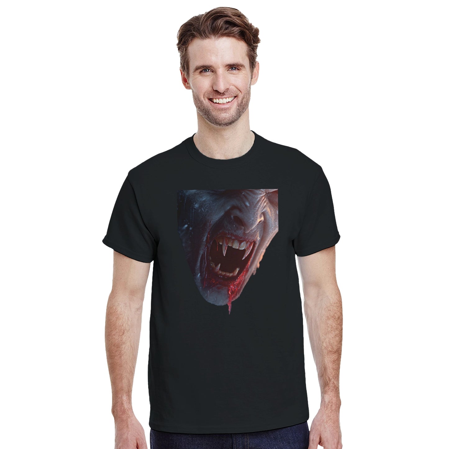 Cute Lil' Vampire on a Heavyweight T-shirt