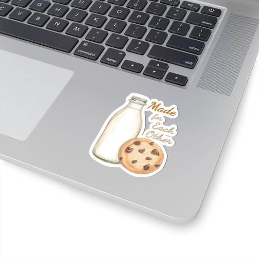 Made for Each Other phrase on a Kiss-Cut Sticker