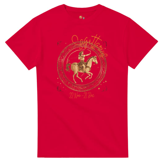 heavyweight crewneck t-shirt Astrology sagittarius horseman personalized
