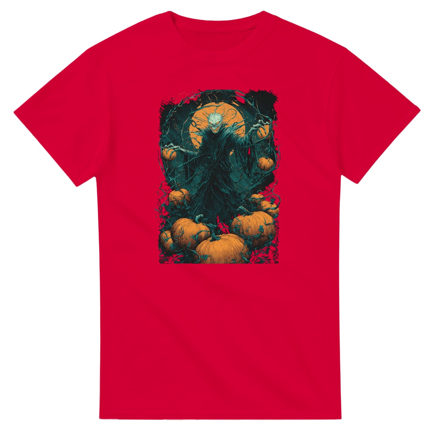 Spooky Pumpkin King on a Heavyweight T-shirt