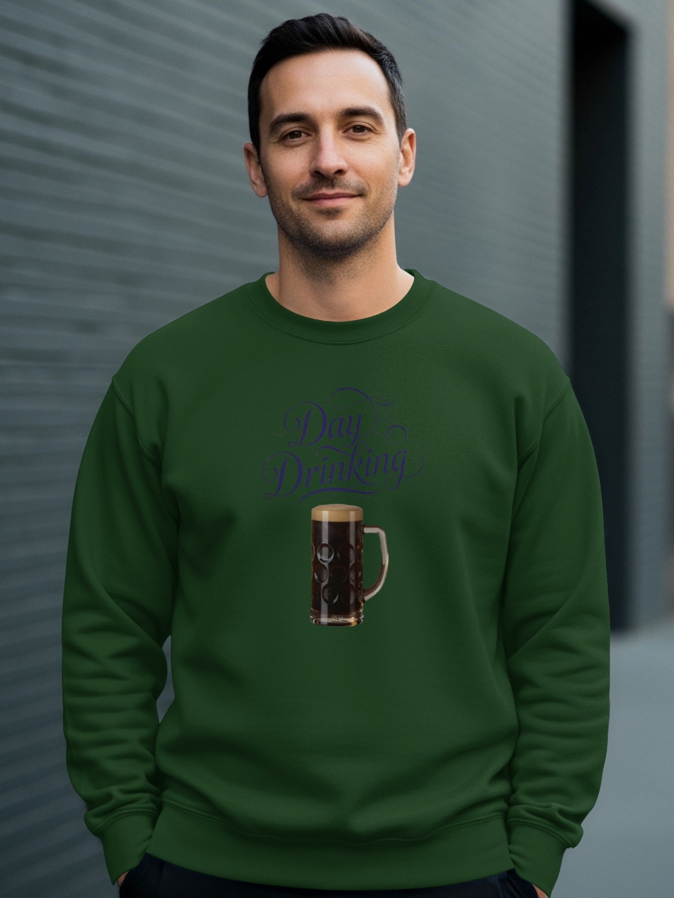 Dark Green Day Drinking Beer Mug product type