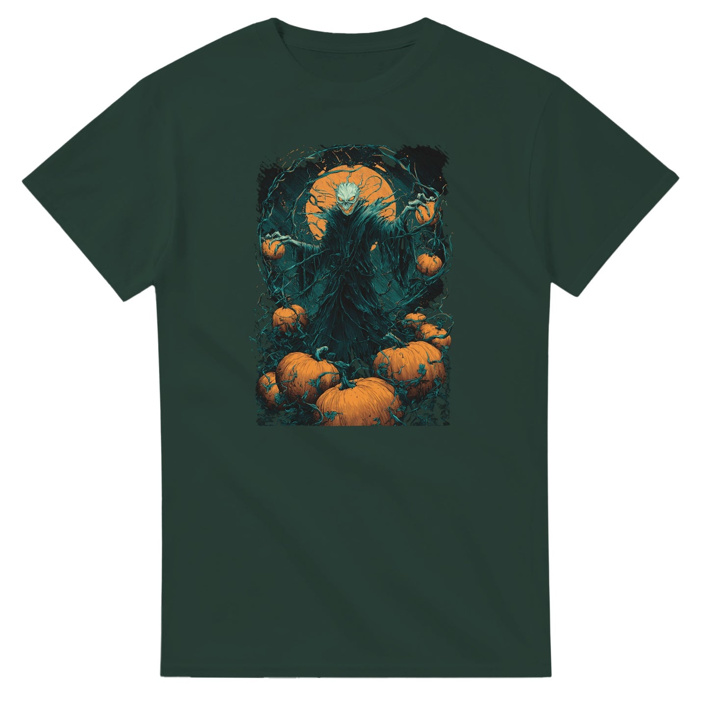 Spooky Pumpkin King on a Heavyweight T-shirt