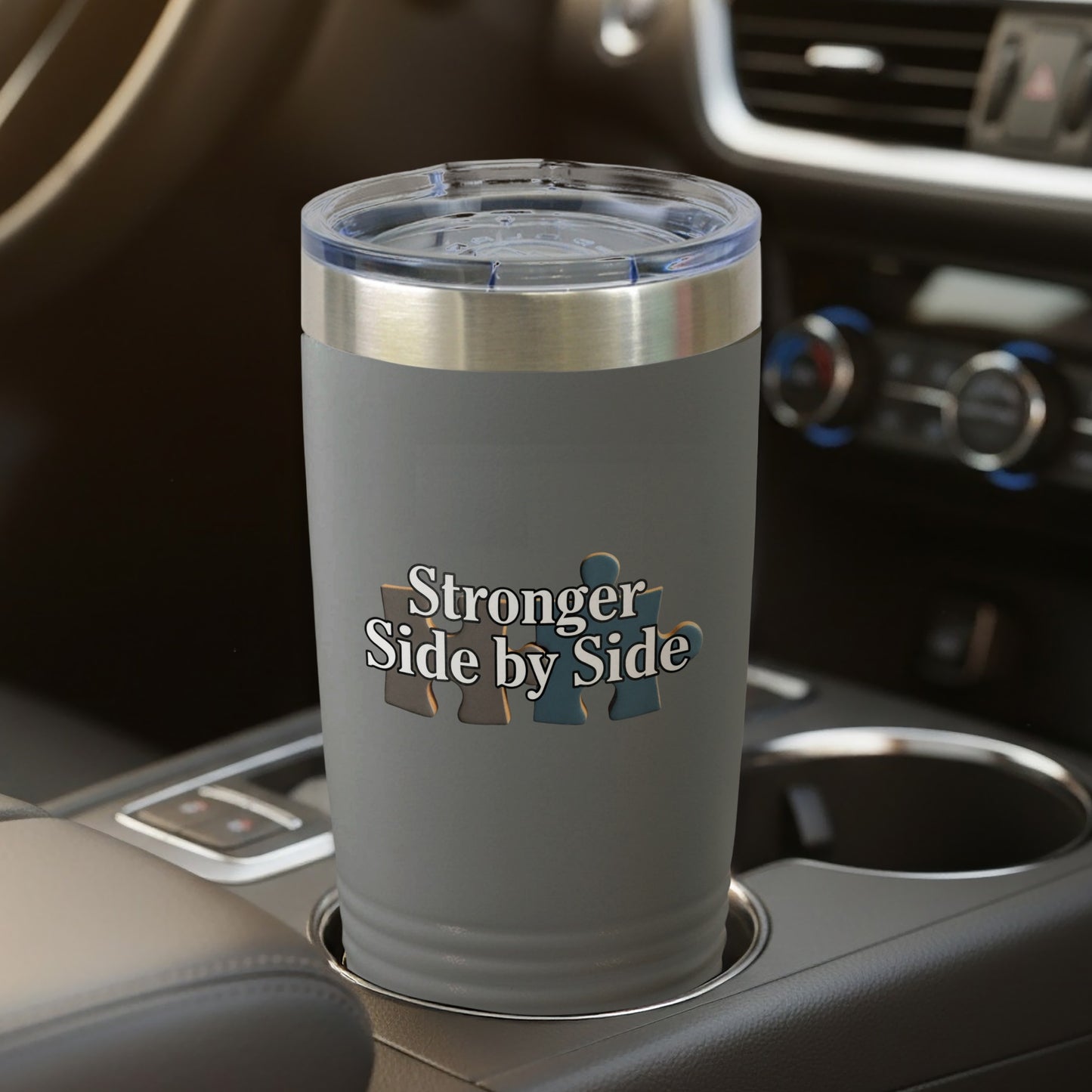 Stronger Side by Side Insulated Tumbler Cup