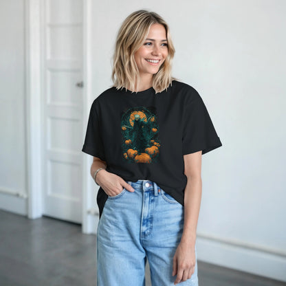 Spooky Pumpkin King on a Heavyweight T-shirt