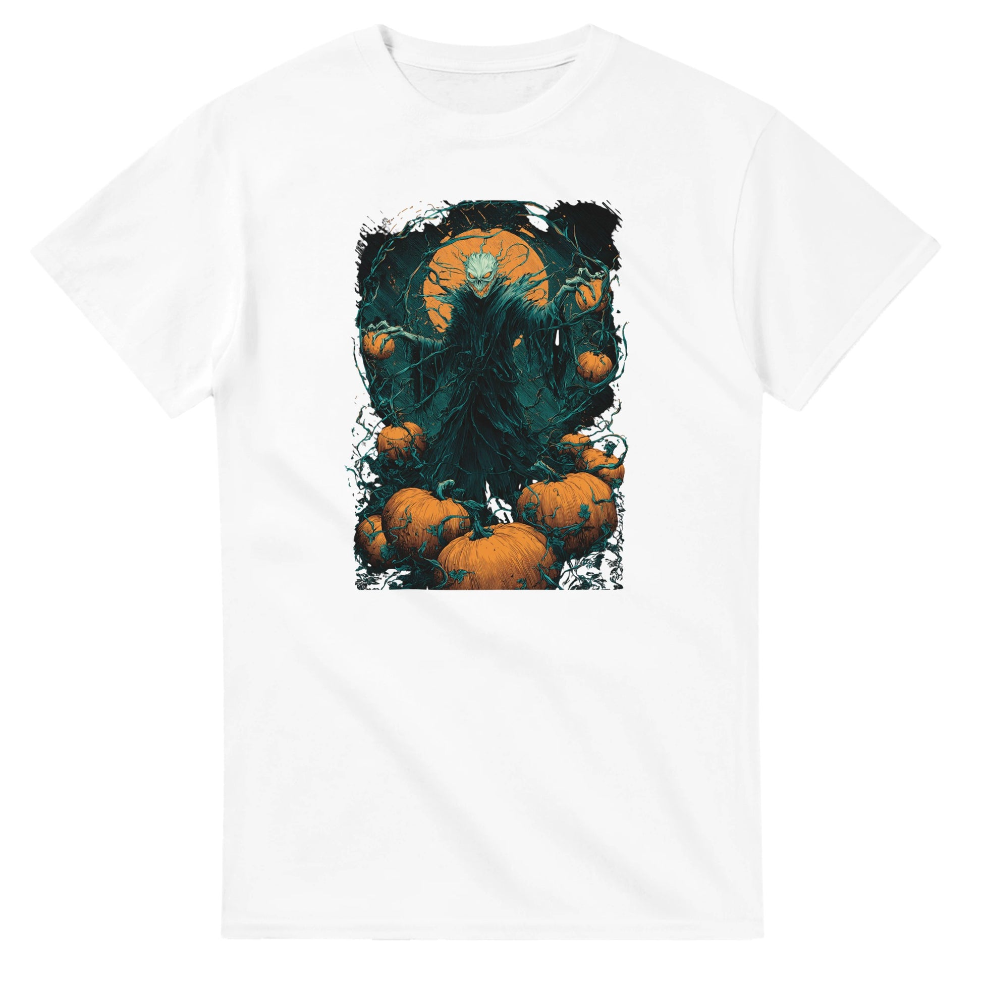 Spooky Pumpkin King on a Heavyweight T-shirt
