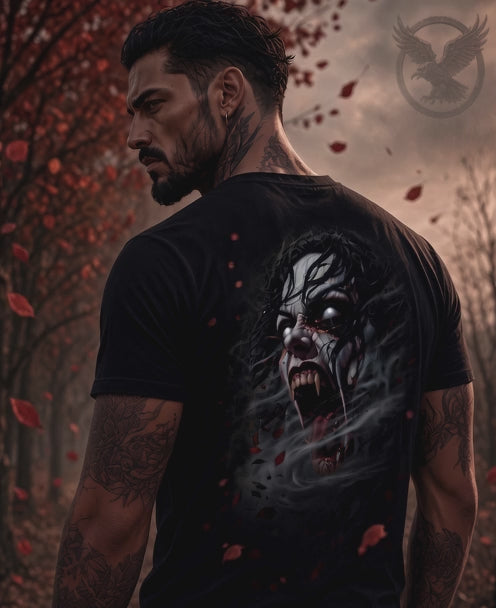 Banshee - Irish Folklore Dark Art Premium Graphic T-Shirt