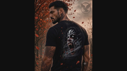 15-second animated video of the Banshee, Dark Folklore Series graphic t-shirt.