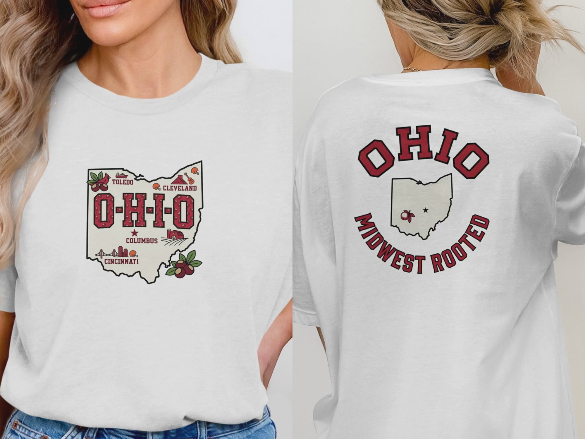 Ohio State Vintage Varsity T-Shirt | Premium Apparel – M2M Global